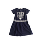 Blue Navy and Grey Printed Dress Bundle Age 4