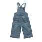 Mothercare dungaree 5-6 years light blue denim with crab patchwork