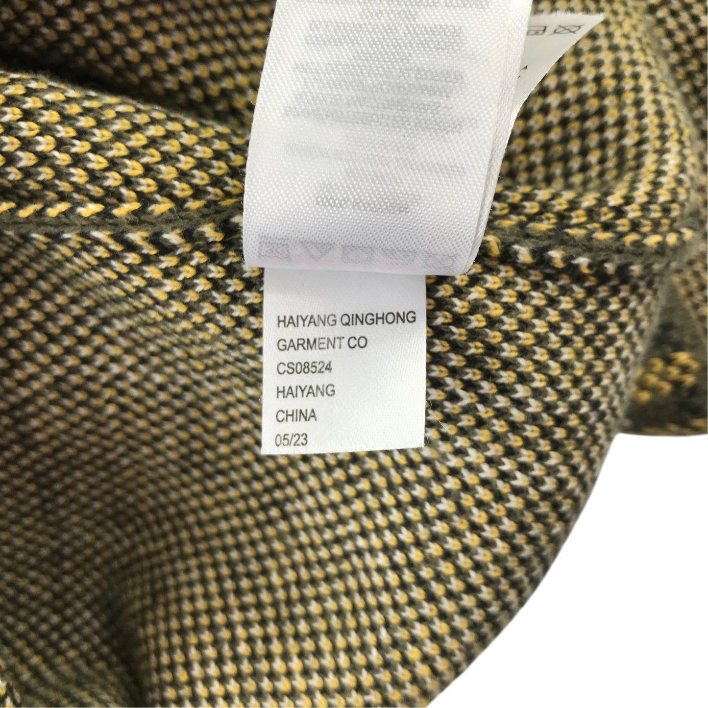 5-6 years yellow tartan check skirt cotton