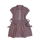 School Summer Gingham Dress with Belt