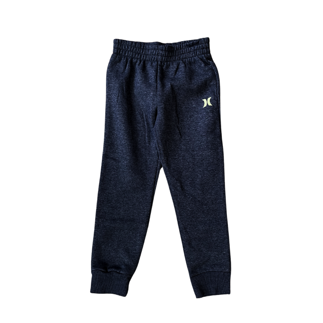 Hurley Sweater and joggers set 5-6 years navy blue print logo