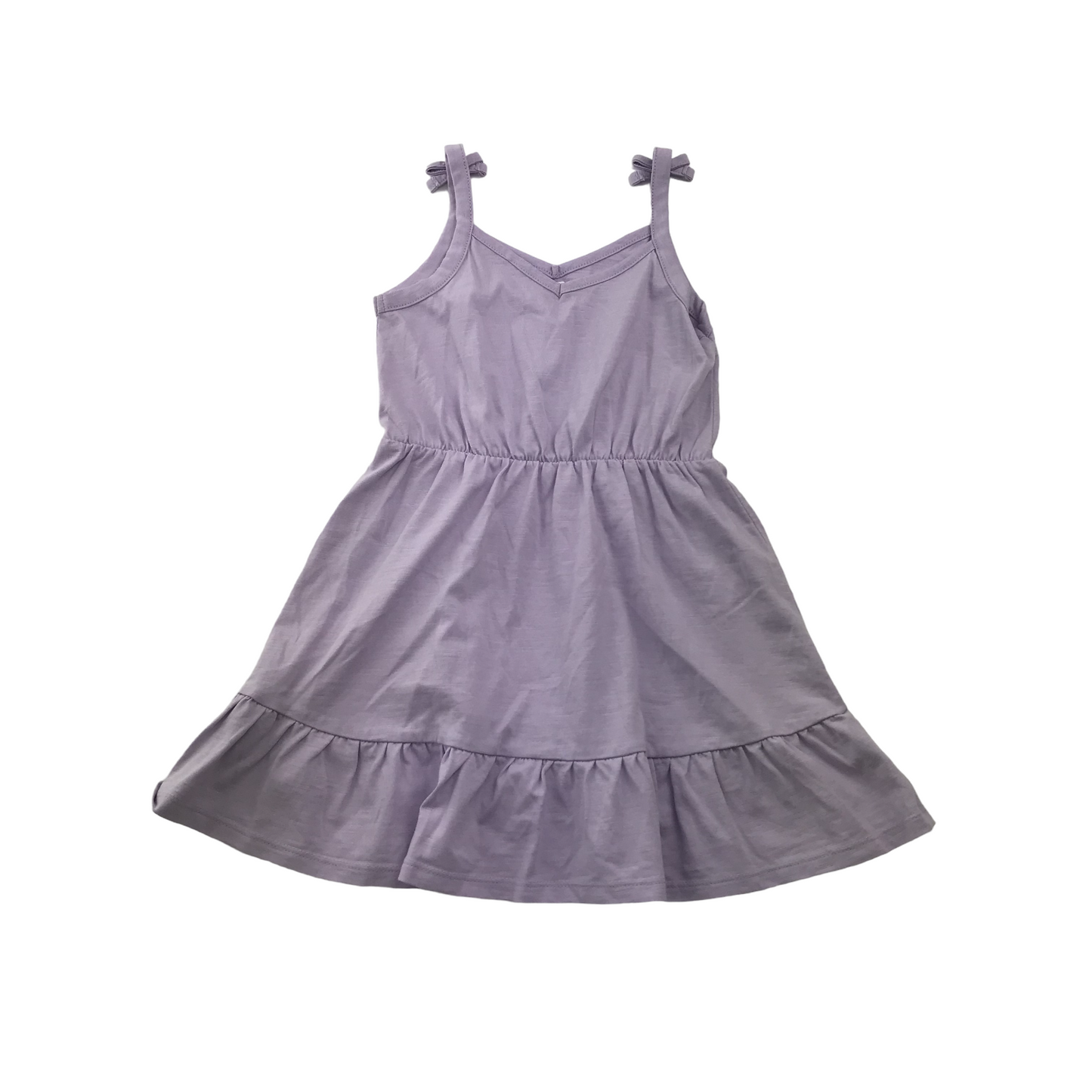 George Lilac Plain Summer Dress Age 6