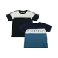 Firetrap Blue, Navy and White Panelled T-shirt Set Age 7
