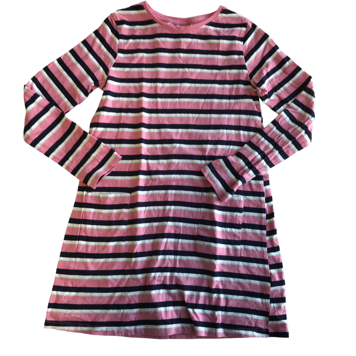 Stripy Long Sleeve T-shirt Dresses Bundle Age 7
