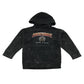 Abercrombie 5-6 years black tone hoodie cotton polyester