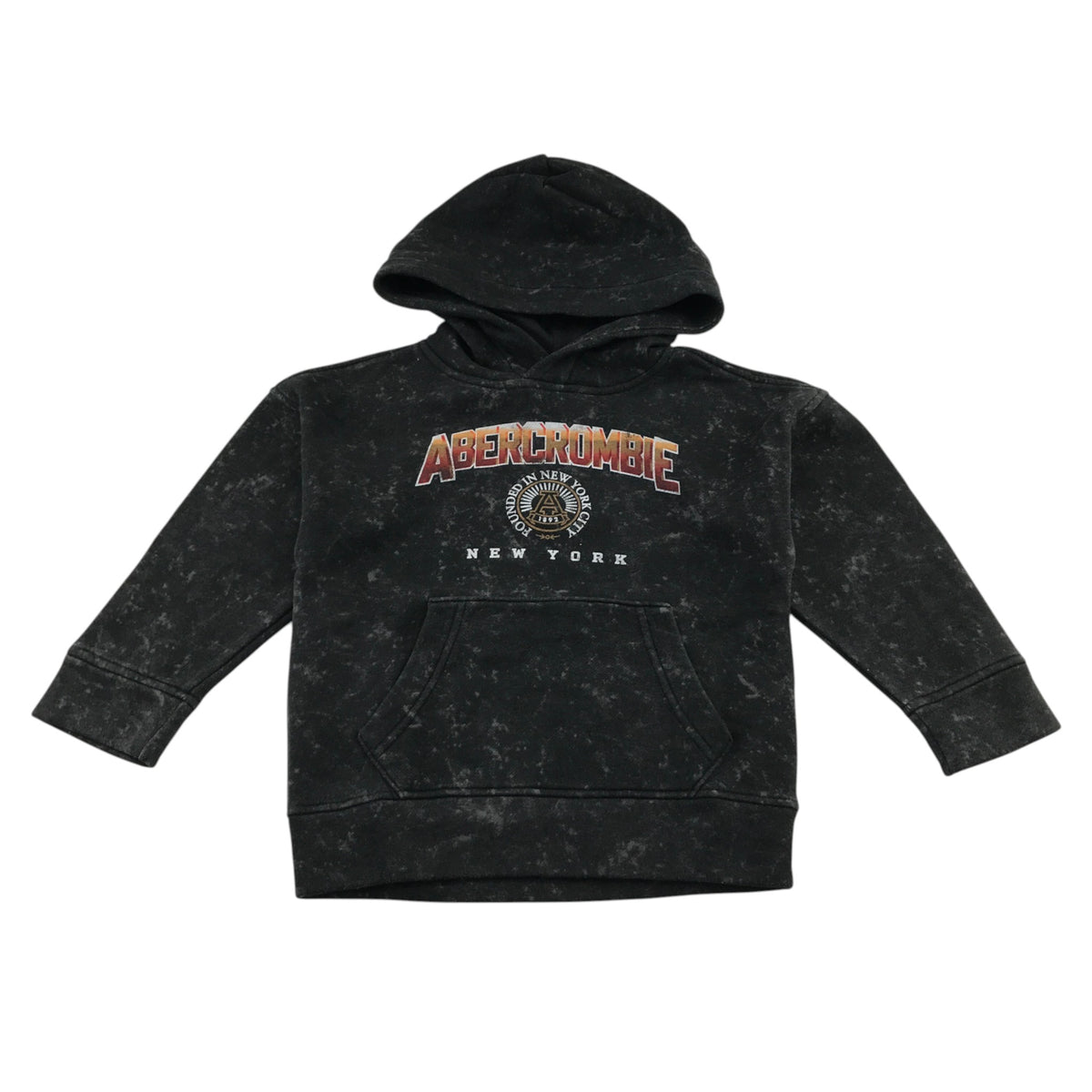 Abercrombie 5-6 years black tone hoodie cotton polyester