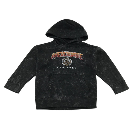 Abercrombie 5-6 years black tone hoodie cotton polyester