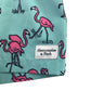 Abercrombie 5-6 years swim trunks light blue flamingos polyester elastane
