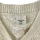 Abercrombie and Fitch 7-8 years white cropped cardigan cotton acrylic