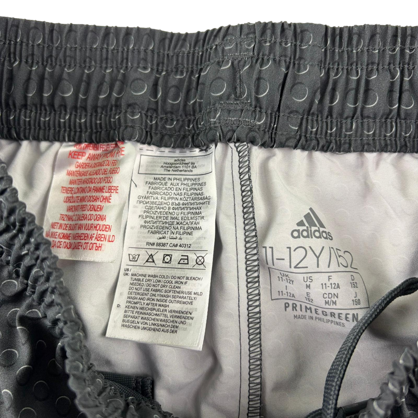 Adidas 11-12 years black shorts