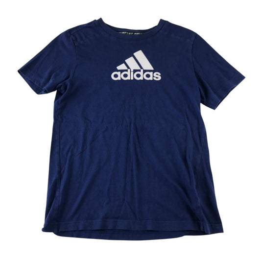 Adidas 13-14 years dark blue t-shirt cotton