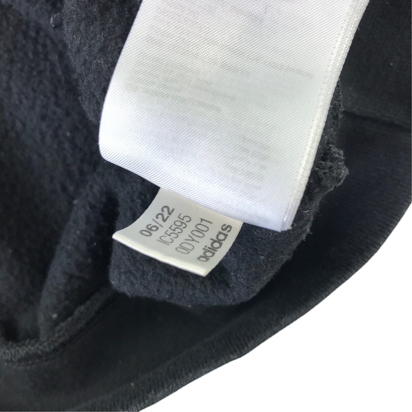 Adidas 14-15 years black hoodie cotton recycled polyester