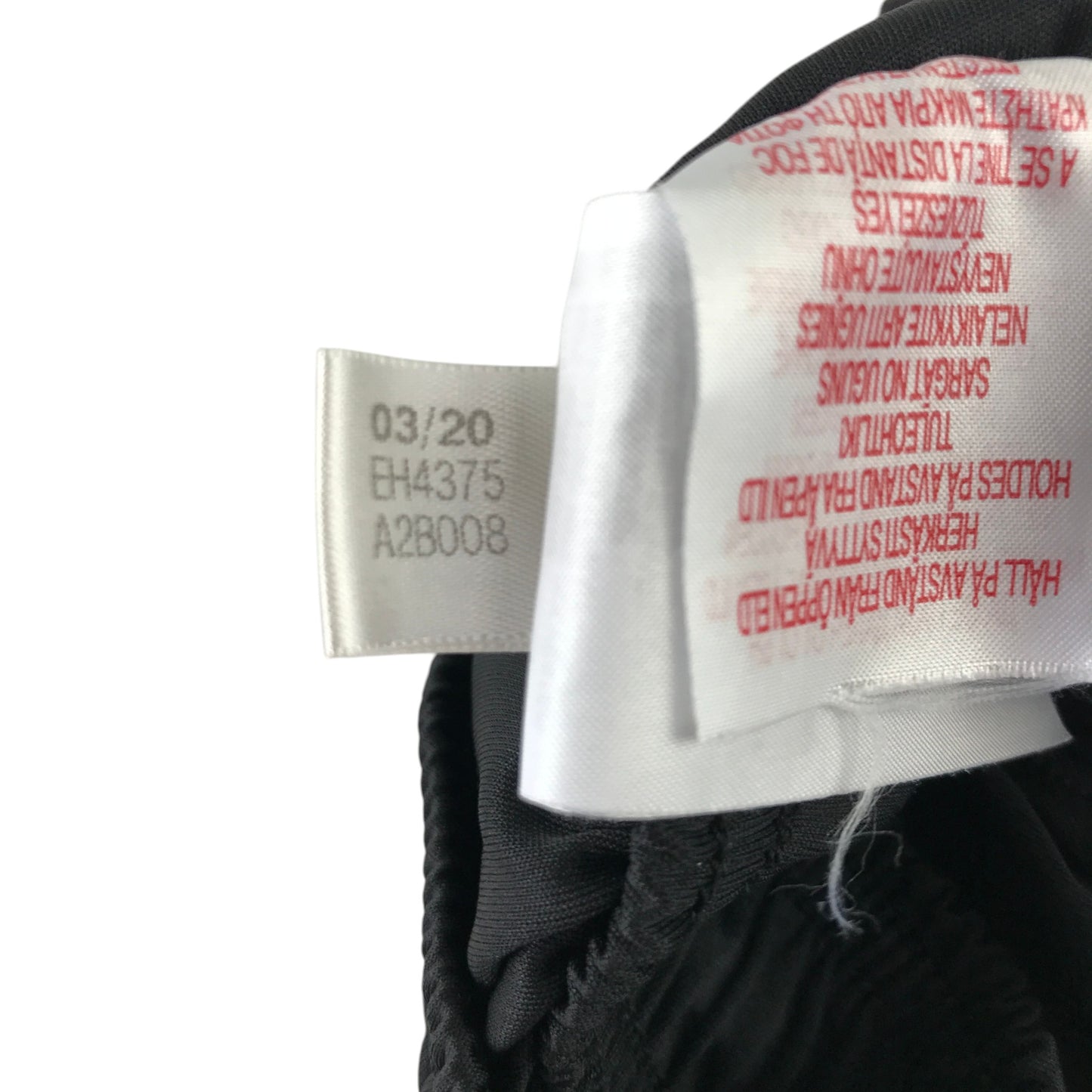 Adidas 7-8 years black sport shorts
