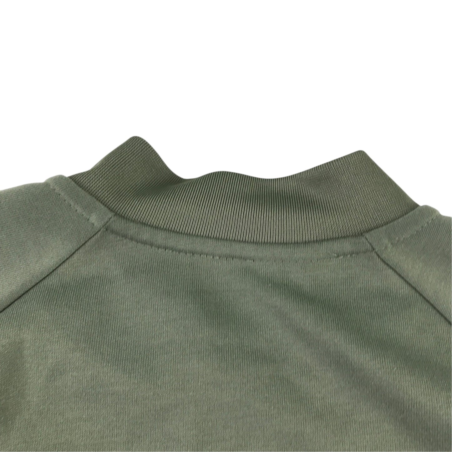 Adidas 9-10 years khaki green track jacket recycled polyester elastane