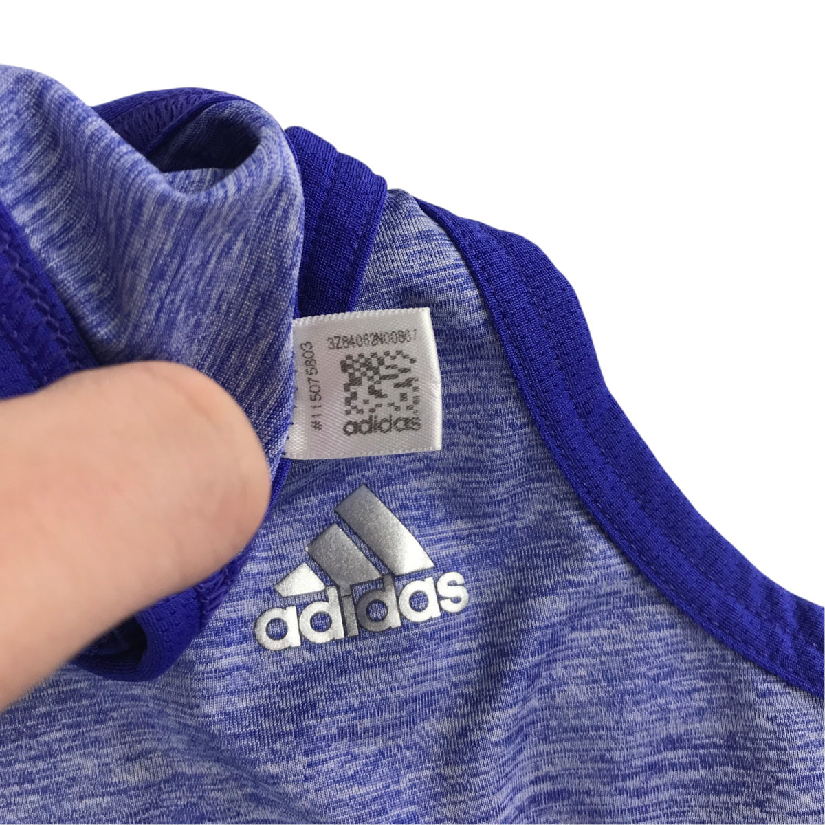 Adidas S blue sport tank top polyester