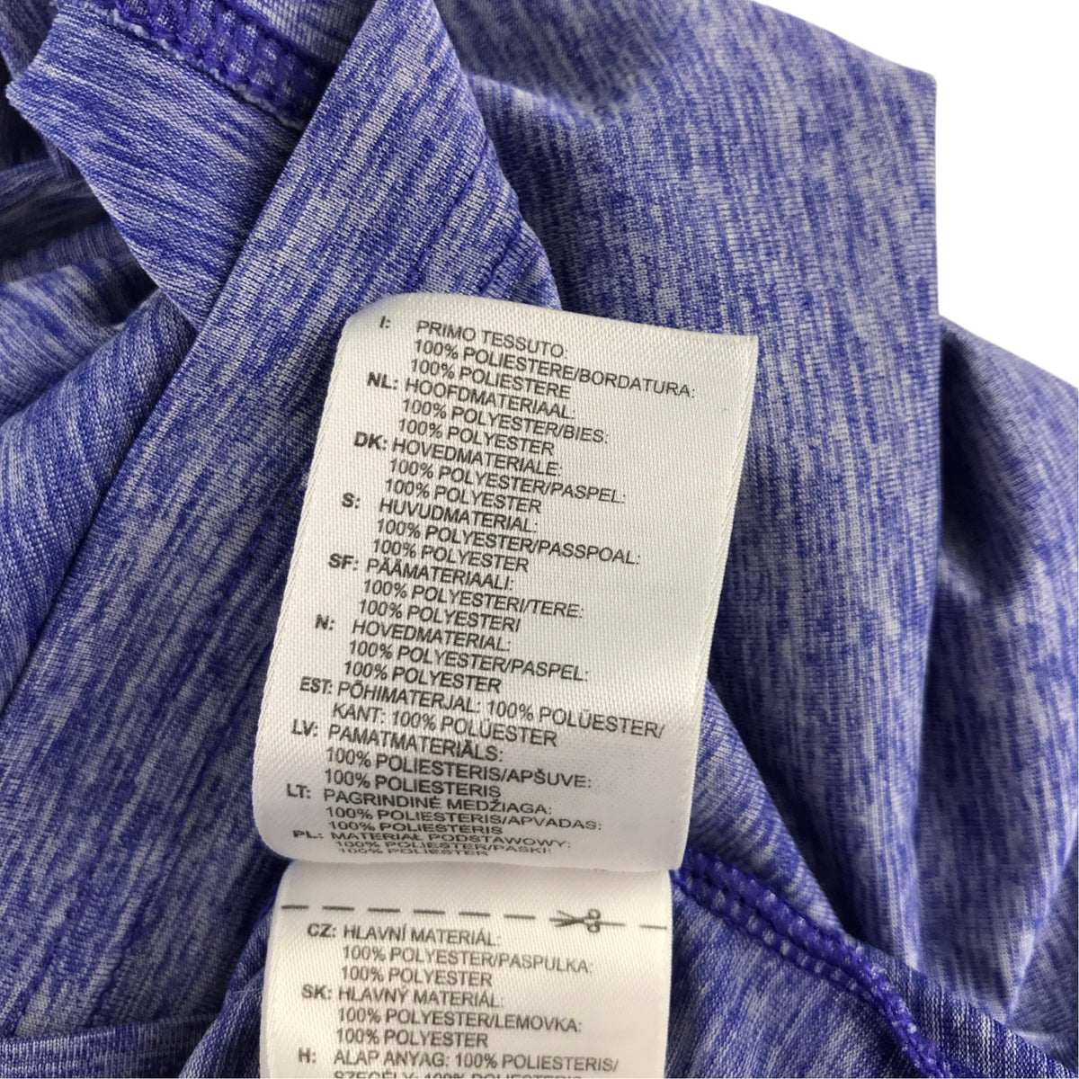Adidas S blue sport tank top polyester