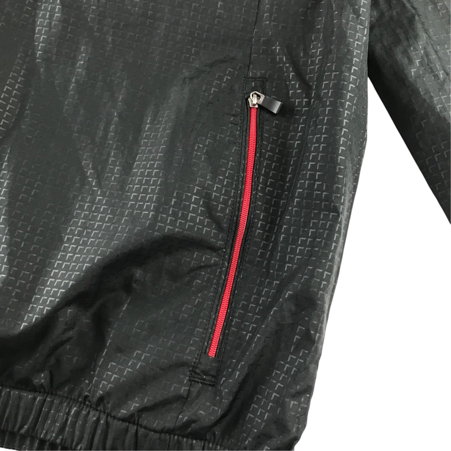 Adidas S climaproof black half zip sport jacket polyester