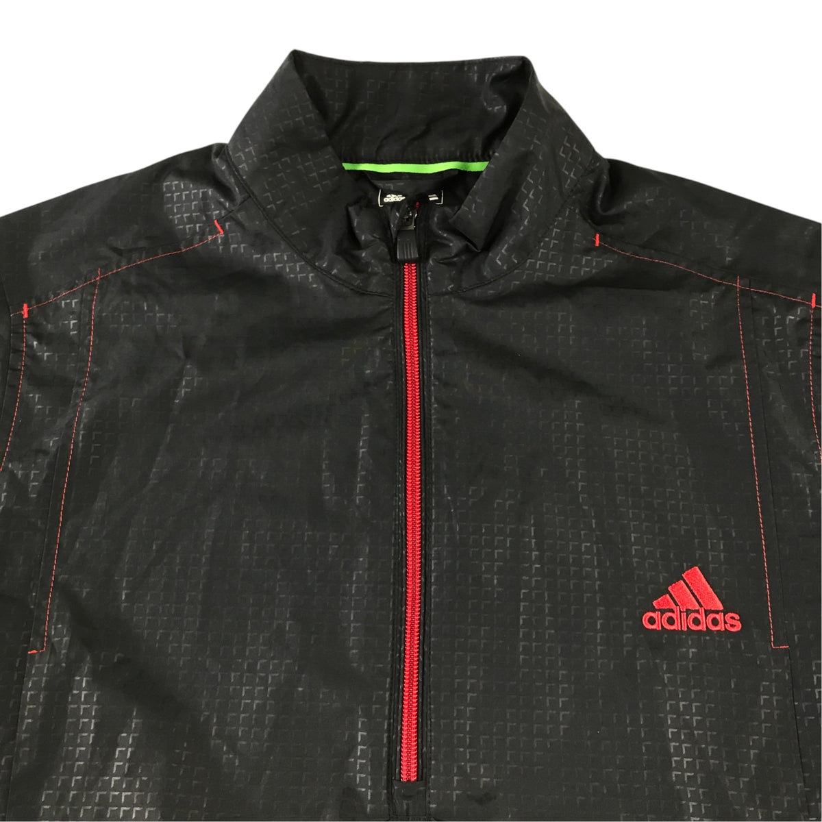 Adidas S climaproof black half zip sport jacket polyester