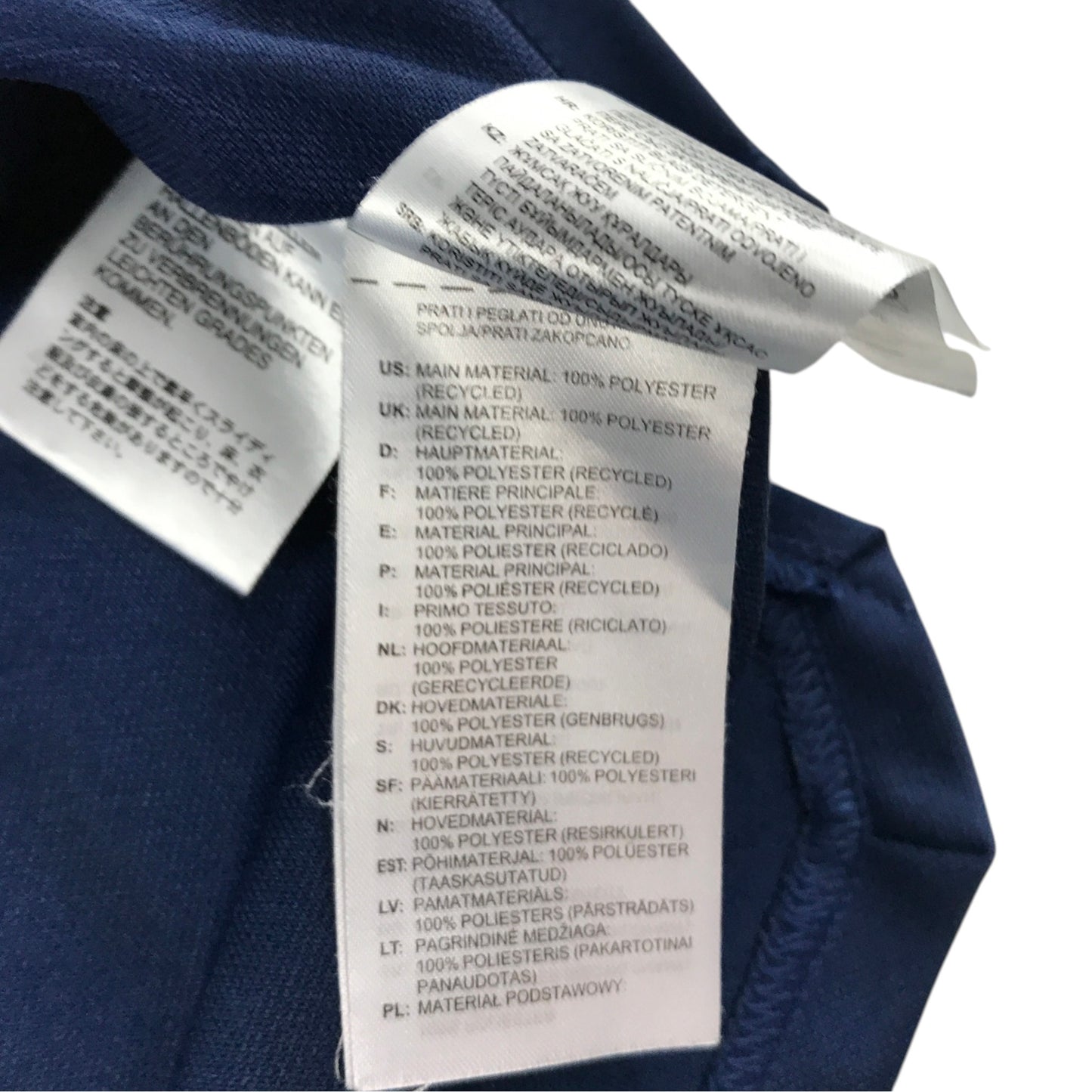 Adidas Scotland FC 9-10 years blue sport top recycled polyester