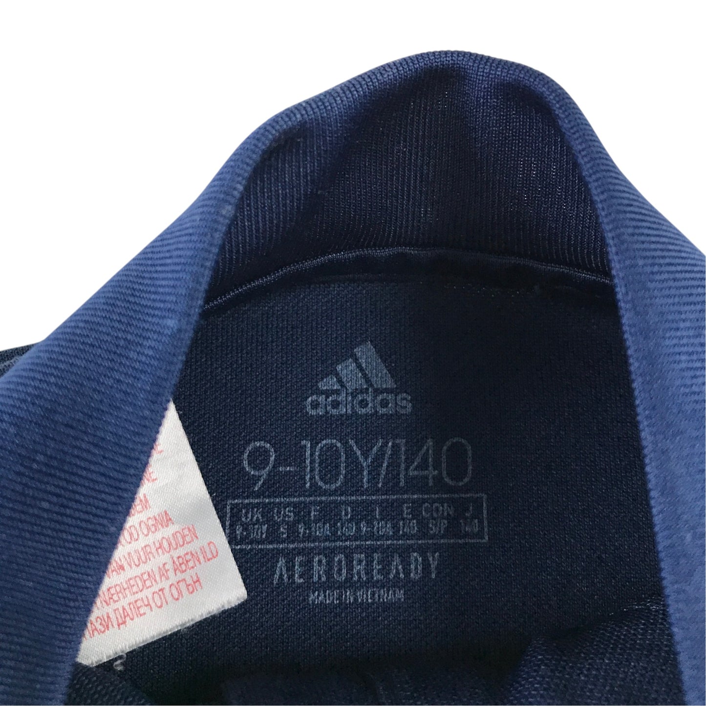 Adidas Scotland FC 9-10 years blue sport top recycled polyester