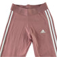 Adidas XS pink leggings cotton elastane