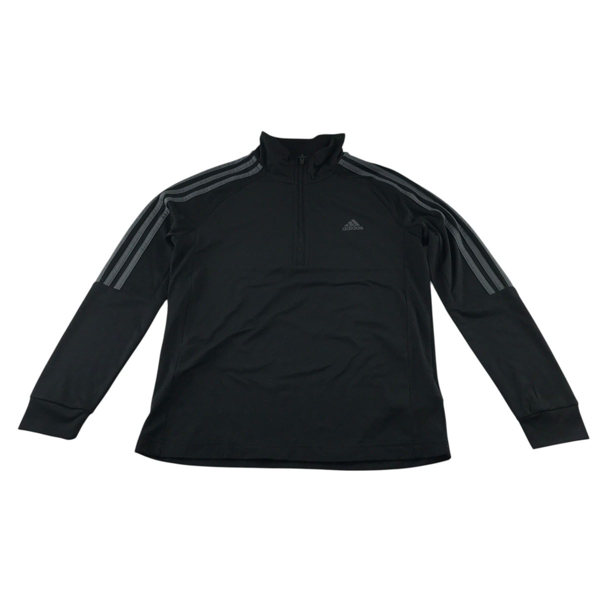 Adidas 11-12 years black sport sweater polyester