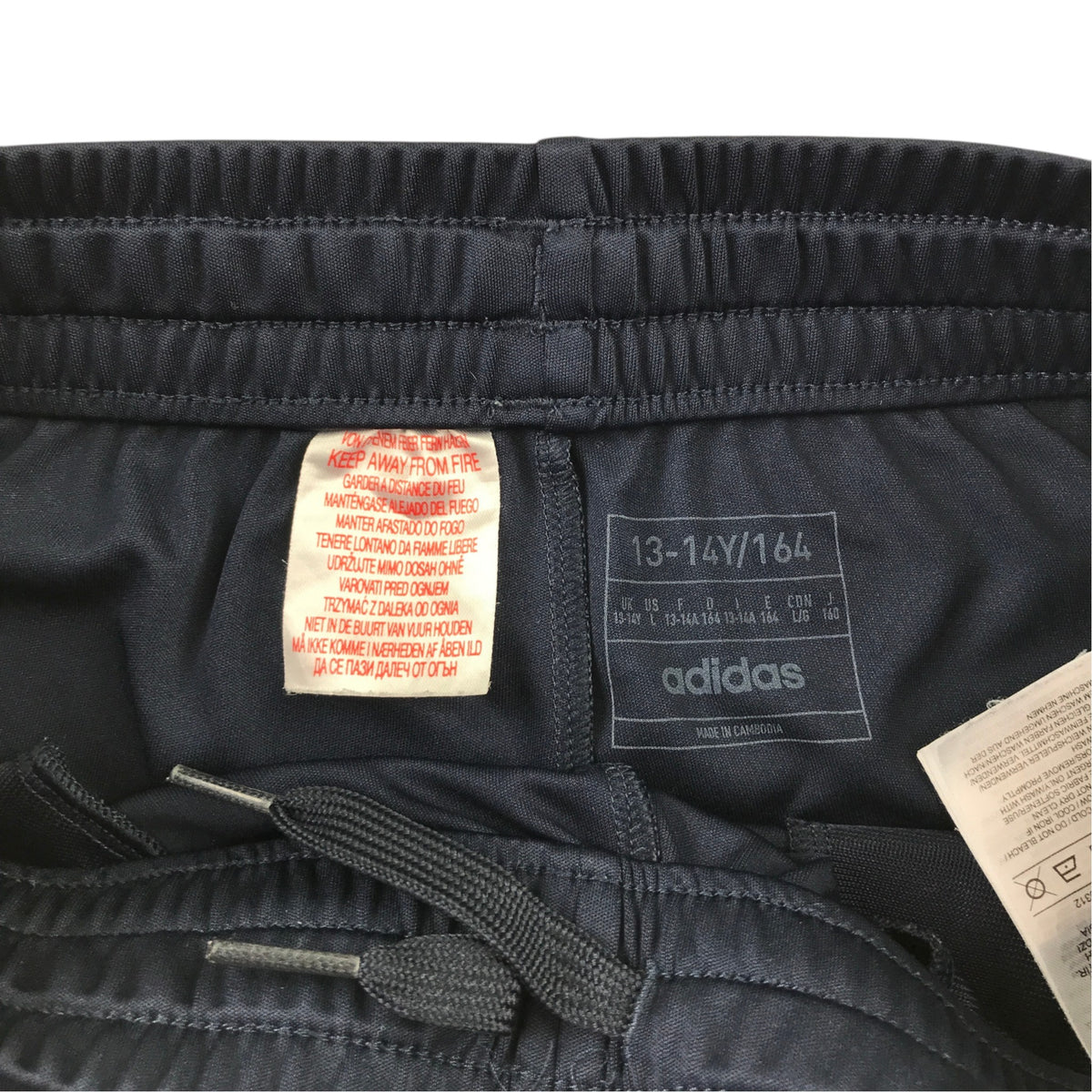 Adidas 13-14 years black sport shorts polyester