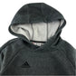 Adidas 5-6 years dark grey hoodie cotton polyester