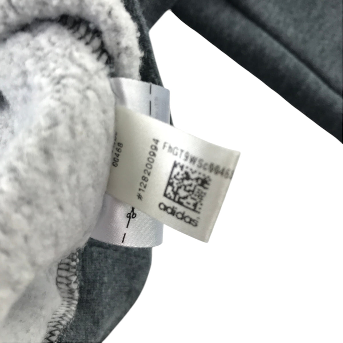 Adidas 5-6 years dark grey hoodie cotton polyester