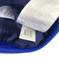 Adidas 9-10 years blue sport jacket panelled collarles full zip polyester