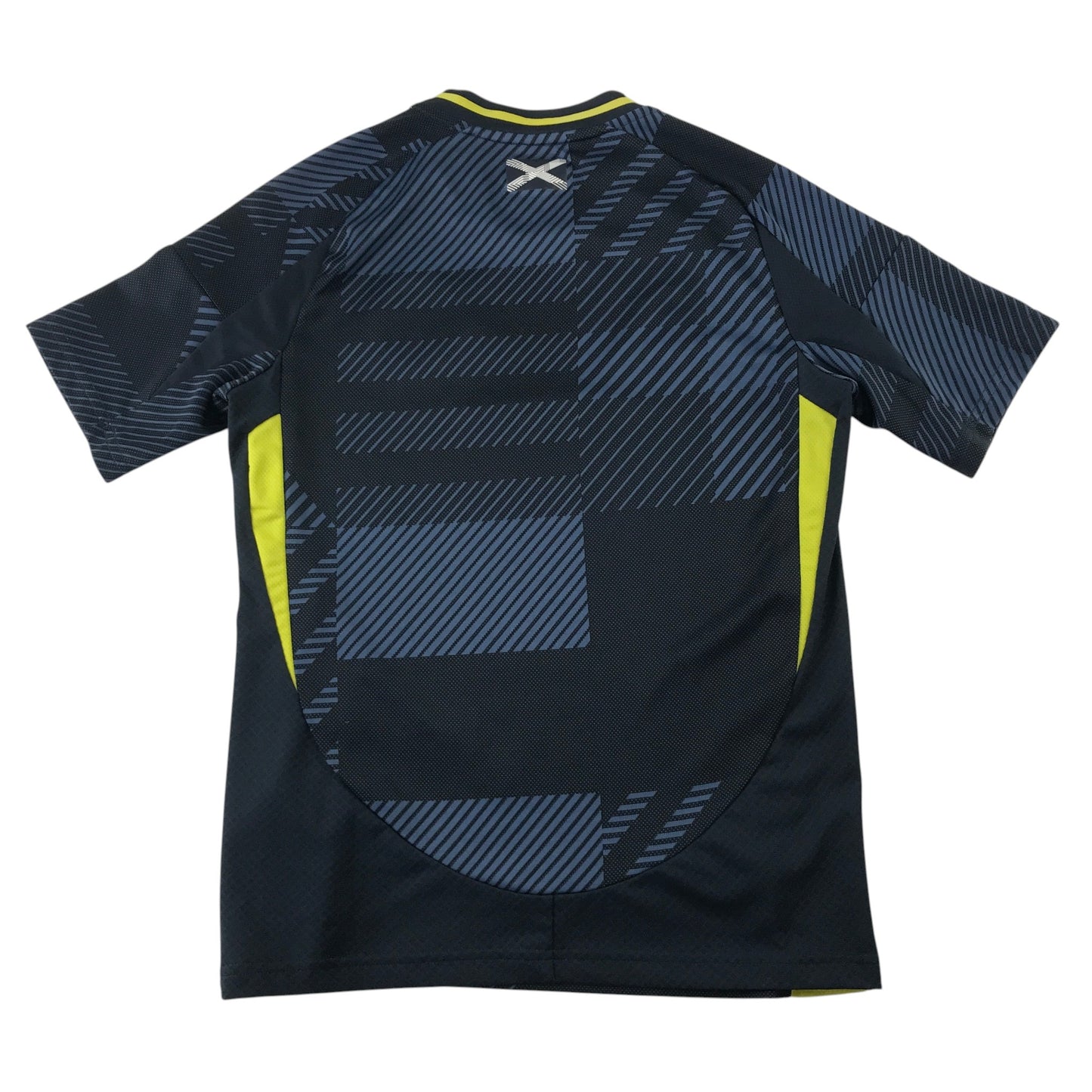 Adidas Scotland Home Jersey 2024 11-12 years navy blue tartan polyester