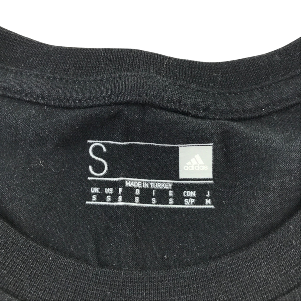 Adidas adult size S black Ronaldo 7 t-shirt
