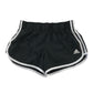 Adidas size XS women's black running shorts polyester