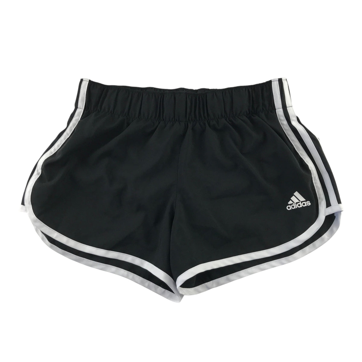 Adidas size XS women's black running shorts polyester