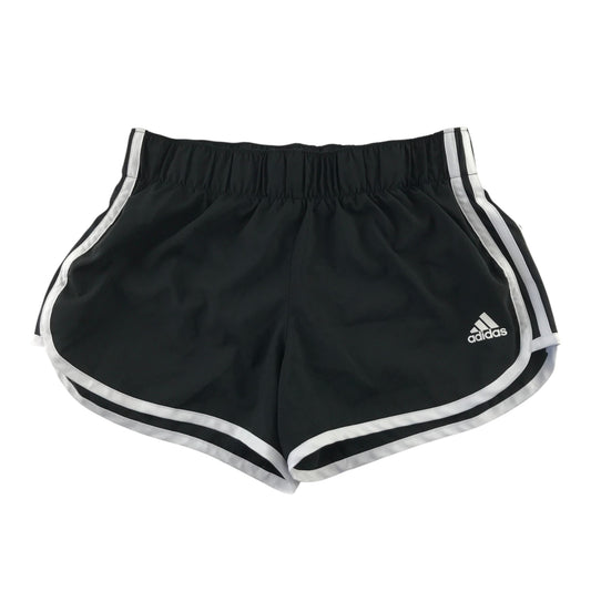 Adidas size XS women's black running shorts polyester