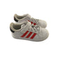 Adidas size 13.5 junior white and red trainers