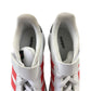 Adidas size 13.5 junior white and red trainers