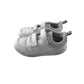 Adidas size 13 junior white trainers with loop and hook straps