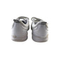 Adidas size 13 junior white trainers with loop and hook straps