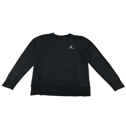 Air Jordan 12-13 years black sweater long sleeve pullover