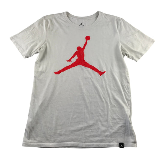 Air Jordan size S white t-shirt cotton