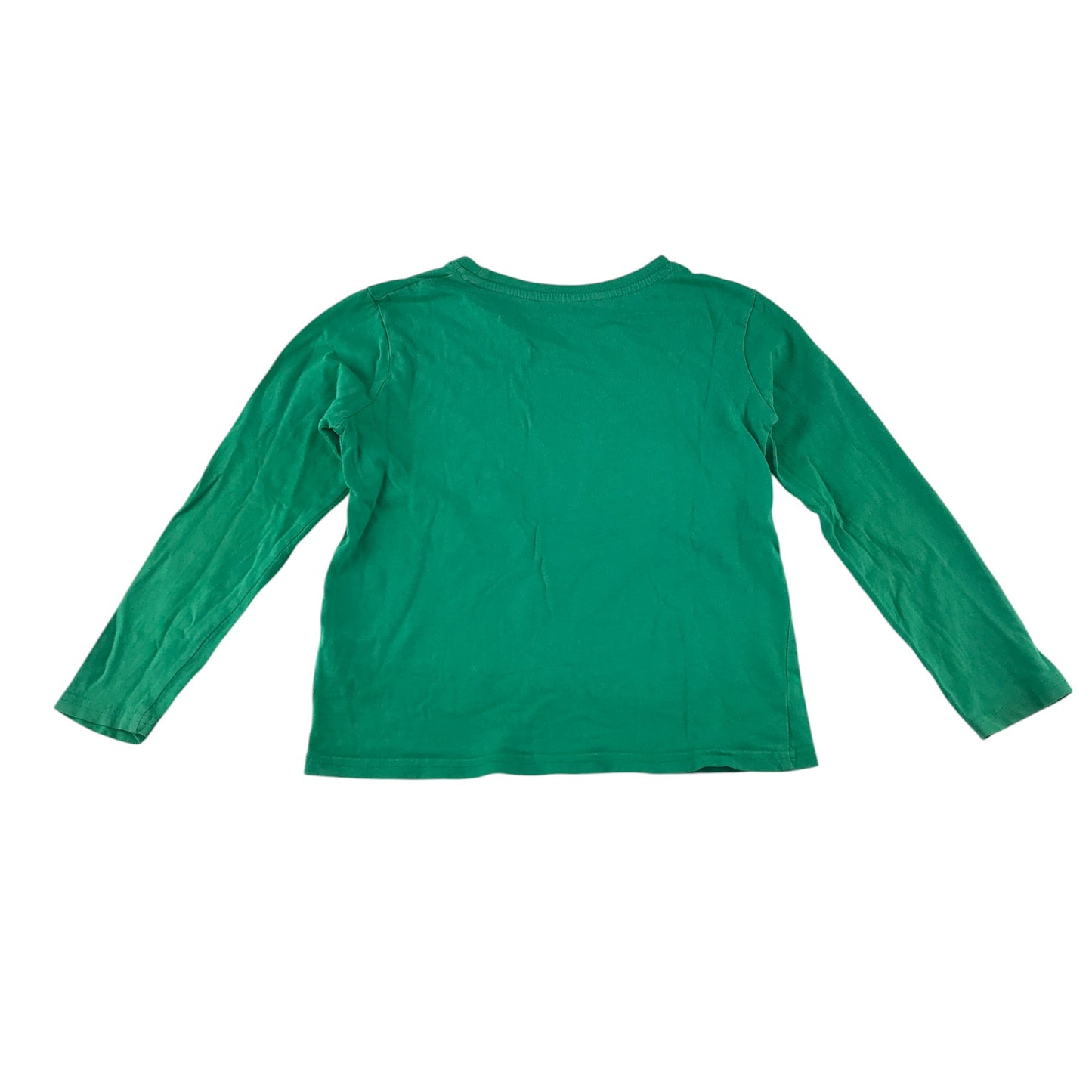 Primark t-shirt 6-7 years green Amazing print text long sleeve cotton