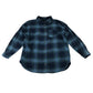 Art Class 10-12 years blue tartan check shirt cotton rayon