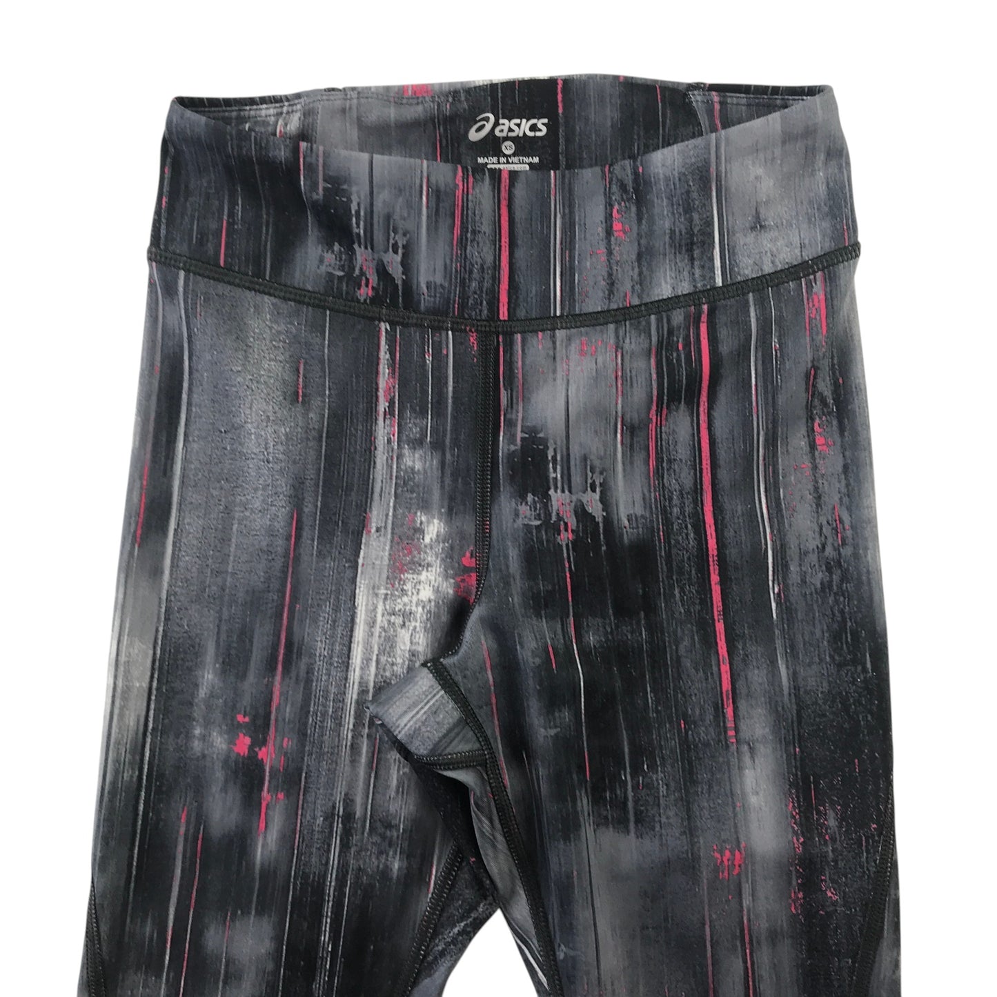 Asics size XS grey and pink sport leggings