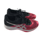 Asics shoe size 5 black and metallic pink running trainers