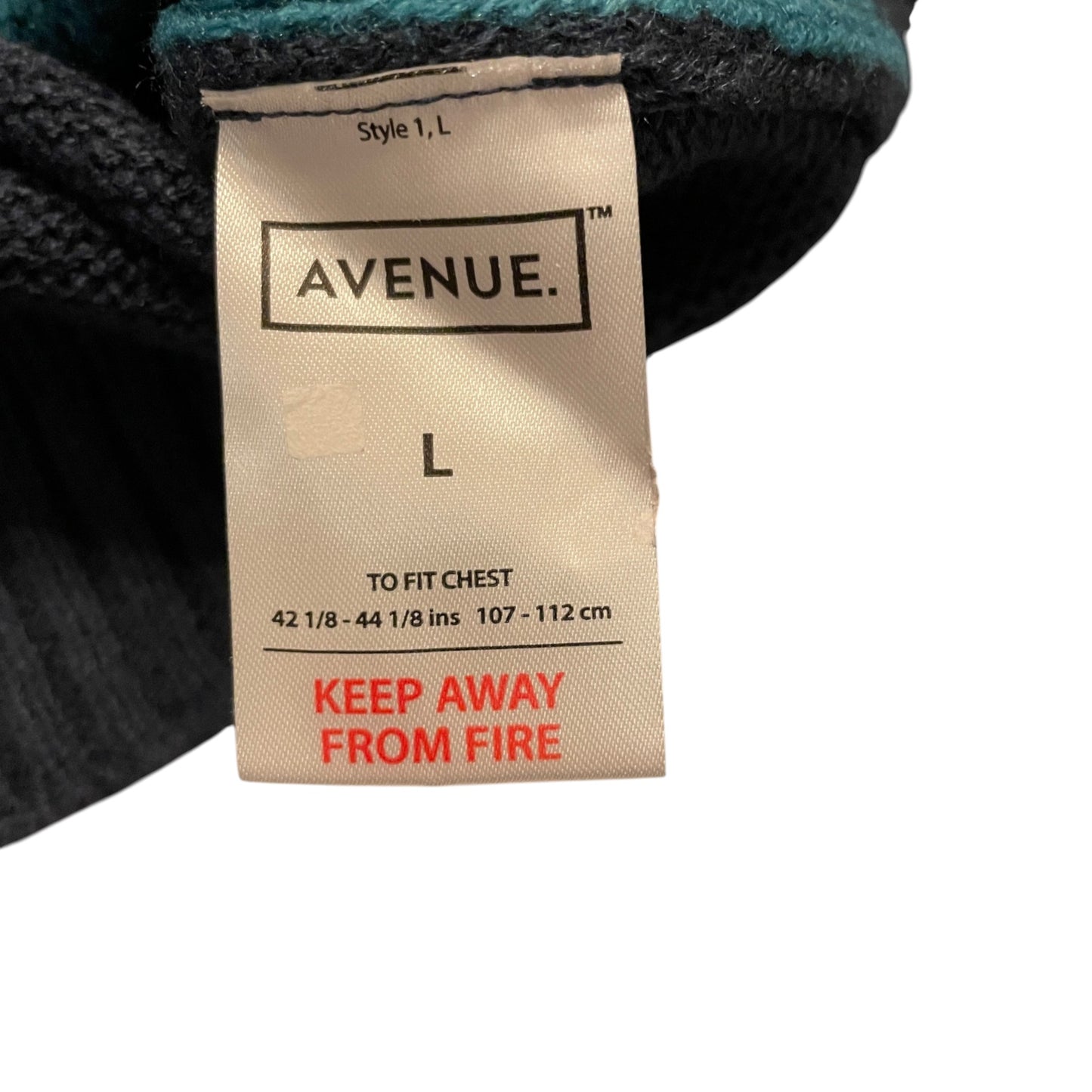 Avenue L men's grey Christmas jumper acrylic