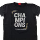 Liverpool FC T-Shirt 11-12 Years Black 2019-2020 Champions Cotton