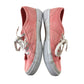 Bassed size 3.5 coral canvas trainers