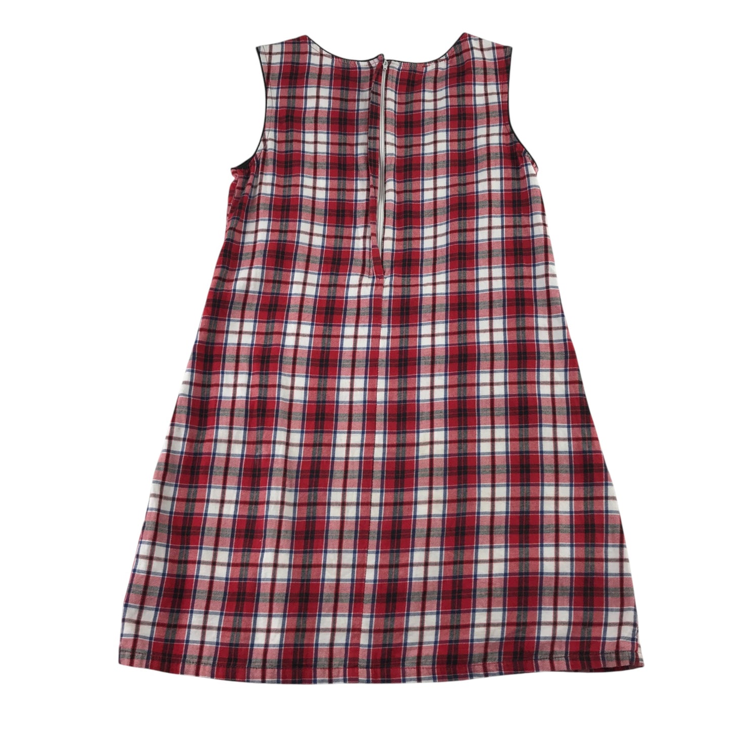 Beebay 10 years red tartan check dress cotton