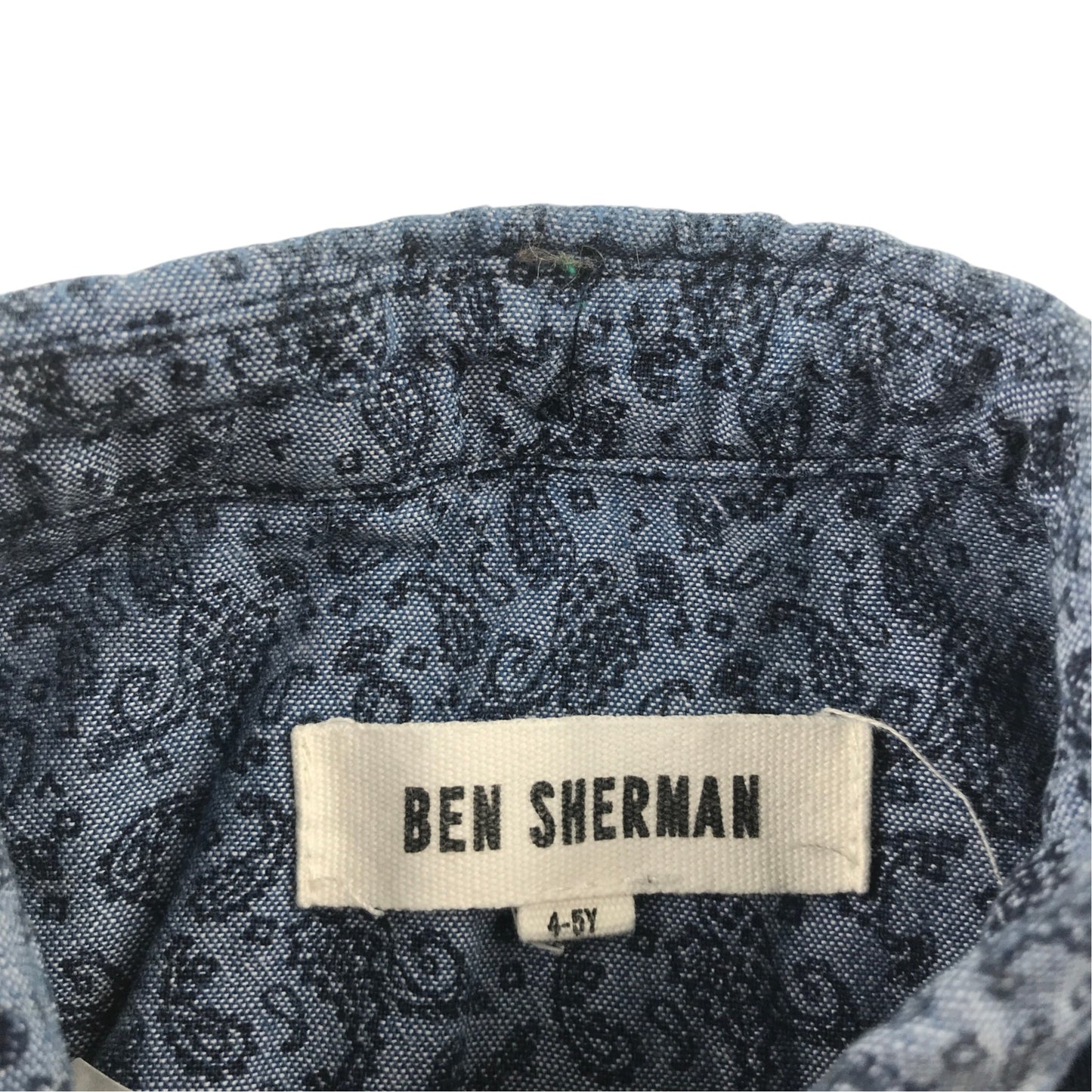Ben Sherman 4-5 years navy blue polo shirt cotton